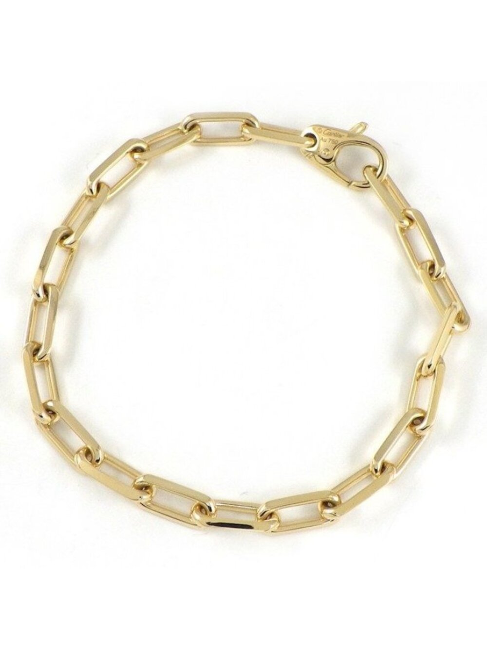 Cartier Bracelet Santos Chain 18K Yellow Gold